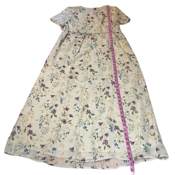 Motherhood Vintage Maxi Dress, Yellow Floral, Small - Picture 2 of 9